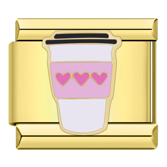 Charm Coffee lover dorado