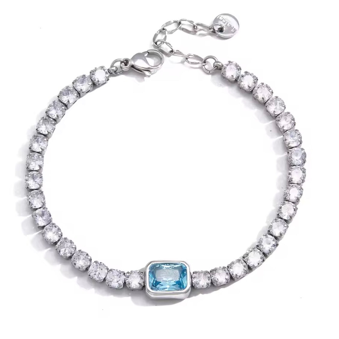 Pulsera Blue Tennis