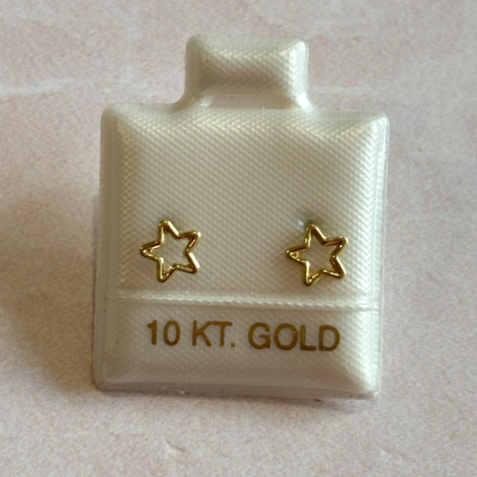 Piercing oro Estrella hueca