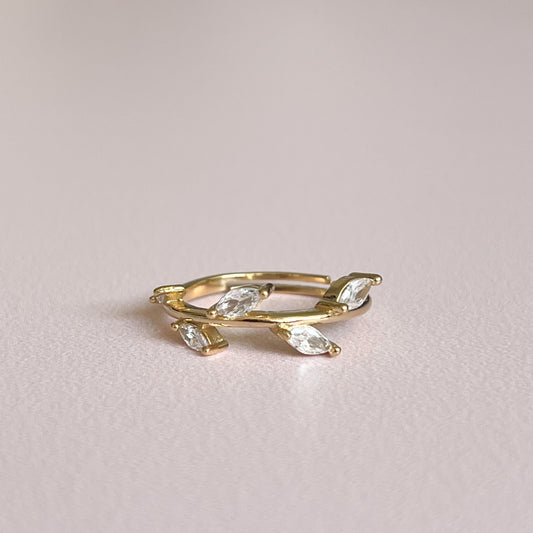 Anillo Hojitas