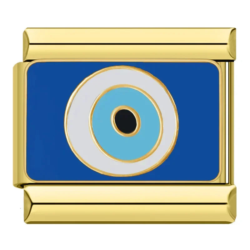 Charm Ojo turco dorado