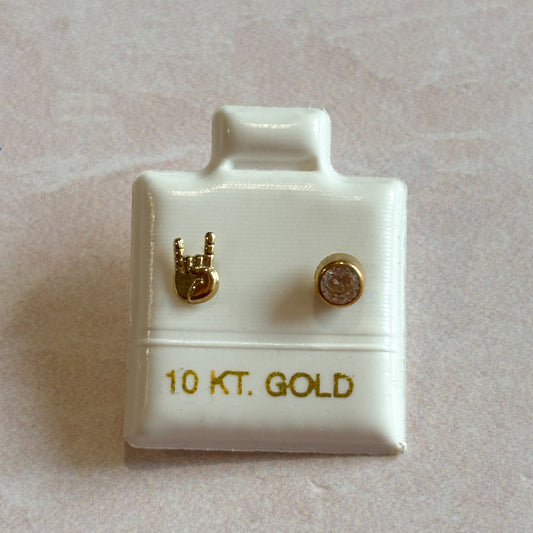 Piercing oro Rock Bolita