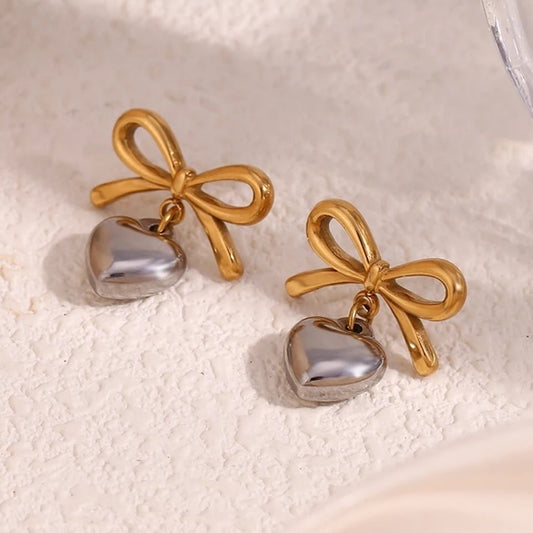 Aretes moñito