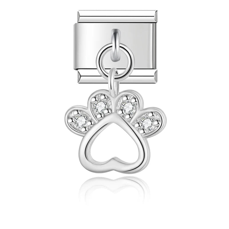 Charm Huellita colgante