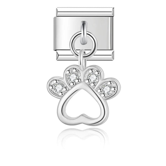Charm Huellita colgante