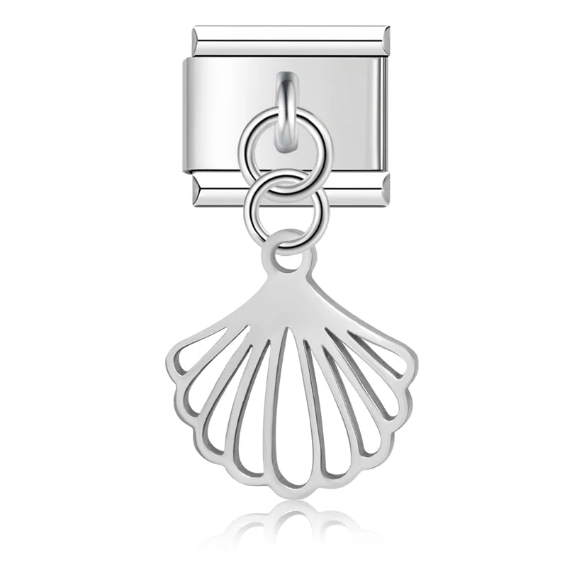 Charm Playa Colgante Plateado