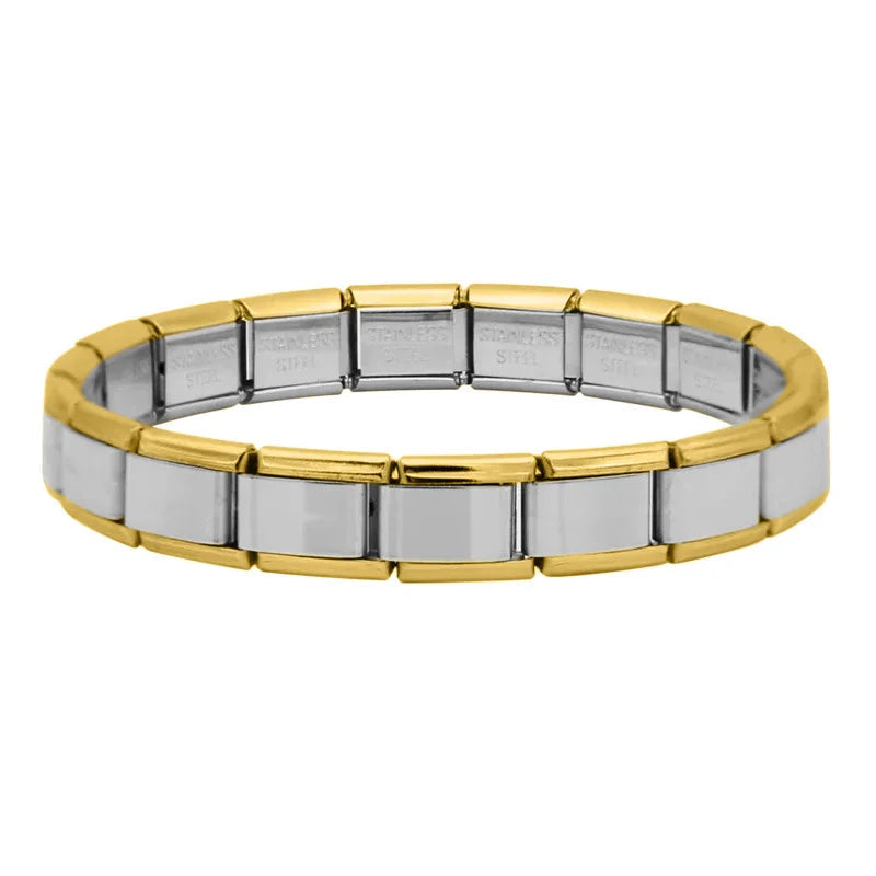Italian Bracelet Borde Dorado