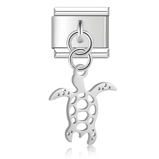Charm Playa Colgante Plateado