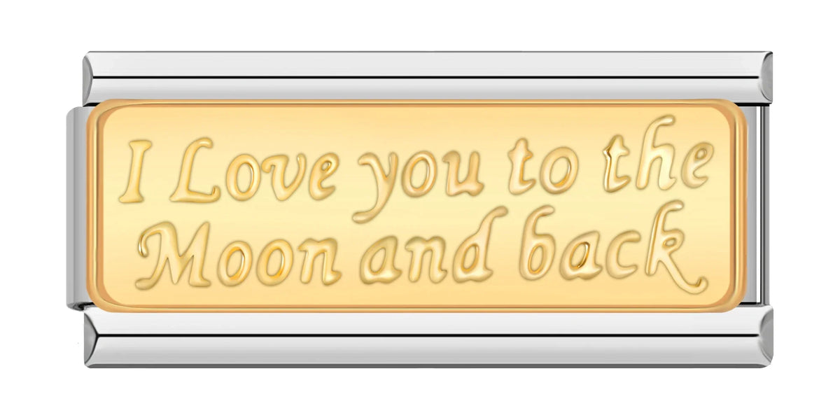 Charm Love you to the moon and back (doble)