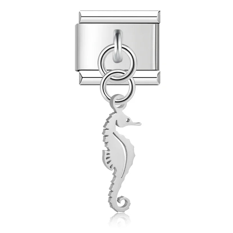 Charm Playa Colgante Plateado
