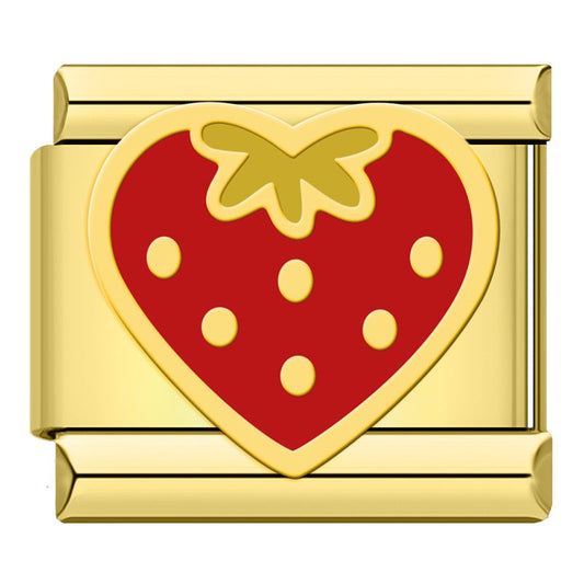 Charm Fresa Dorada